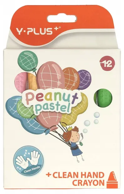 Pasteluri Y-Plus - Peanut Pastel, 12 culori