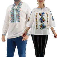 Set Traditional Cuplu 191 Camasi traditionale cu broderie