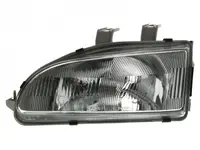 Far fata Stanga (H4, manual, fara motoras, culoare insert: argintiu) potrivit HONDA CIVIC V