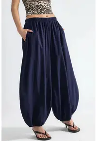 Pantaloni pentru dama - Bleumarin - One Size