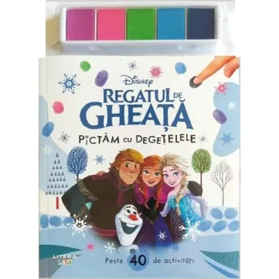 Disney. Regatul de gheata, Pictam cu degetelele
