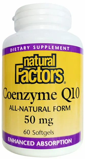 Coenzyme Q10, 50 mg, 60 capsule, Natural Factors