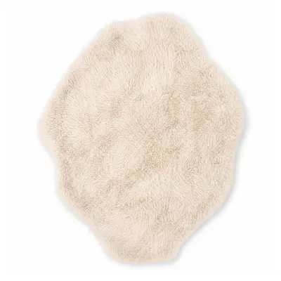 Covor pentru copii bej 90x120 cm Mammoth – Meowbaby