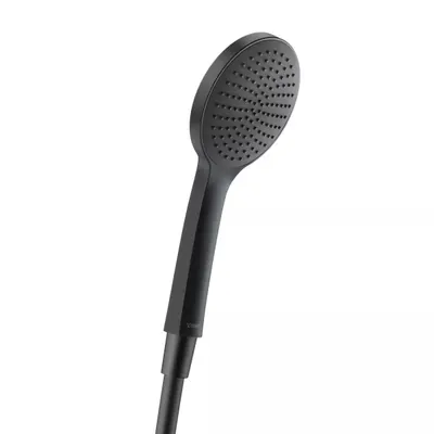Para dus Duravit UV0650013046, 110 mm, 1 functie, Negru mat
