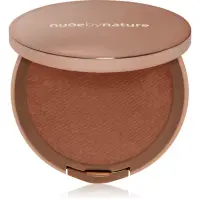 Nude by Nature Flawless Pressed Powder Foundation pudra compacta culoare C8 Chocolate 10 g