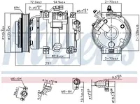 Compresor climatizare aer conditionat potrivit ACURA MDX; HONDA ODYSSEY, PILOT 3.5 3.7 09.05-