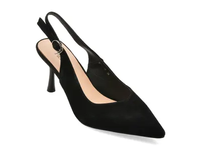 Pantofi eleganti FLAVIA PASSINI negri, M8, din piele intoarsa