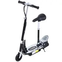 HOMCOM Trotineta Electrica Pliabila cu Sa 2 Roti Manubriu Reglabil Copii 7 Ani 81.5 × 37 × 96cm Negru | Aosom Romania