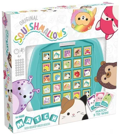 Joc cu cărți și cuburi Top Trumps Match - Squishmallows
