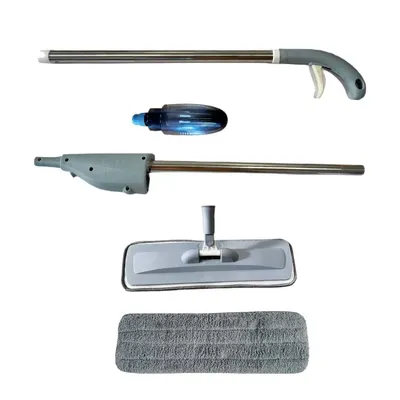 Mop plat PAA-home®, multifunctional spala si pulverizeaza, dimensiuni 38x10 cm si include 1 laveta microfibra, capacitate rezervor 350 ml