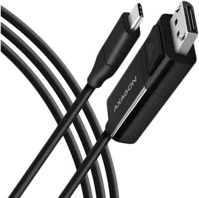 Cablu AXAGON - RVC-DPC, USB-C/DisplayPort 4K/60Hz, 1.8 m, negru