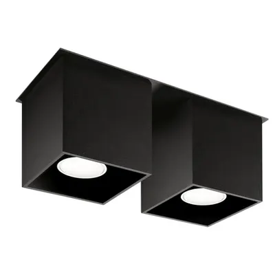 Corp de iluminat pentru tavan QUAD 2 negru