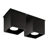Corp de iluminat pentru tavan QUAD 2 negru