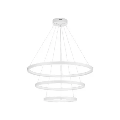 Lampa suspendata EMPATIA Nisipiu Alb Aluminiu & Acrylic LED 108W 230V 2245Lm 3000K IP20 Triac Dimabil