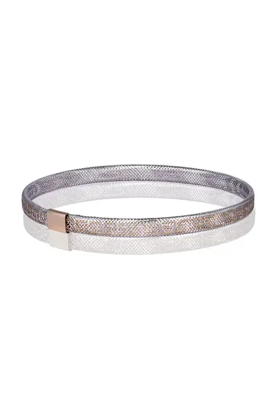 Bratara Versace Elastica din Aur Alb si Galben de 14 kt - 1.18g