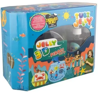 Set creativ Tuban - Tubi Jelly, pirați, 8 culori