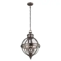 Corp de iluminat suspendat, lustra Adams 3 Light Pendant Chandelier – Antique Nickel