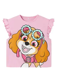 Top pentru fete 13240714 - Bumbac/Elastan - Roz - Roz
