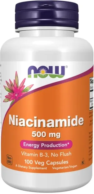 Niacinamide, 500 mg, 100 capsule, Now