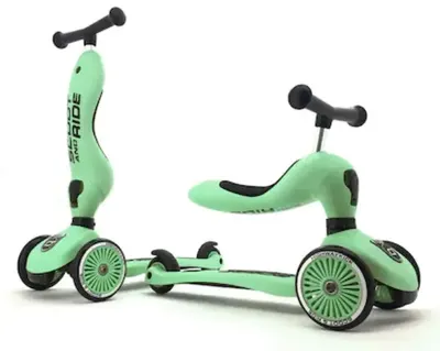 Tricicleta pentru copii Scoot & Ride - Highwaykick 1, 2 in 1, Kiwi