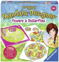 Set creativ Ravensburger - Mandala Designer, Flori și fluturi