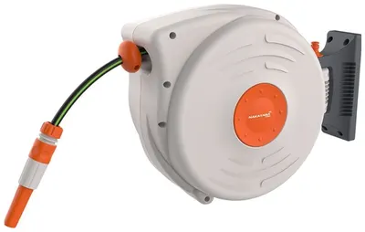 Tambur automat pentru furtun montat pe perete Nakayama - PRO GH9160, 15 m