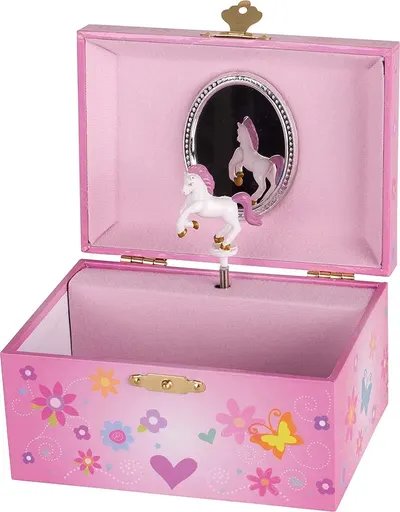 Cutie muzicală cu unicorn