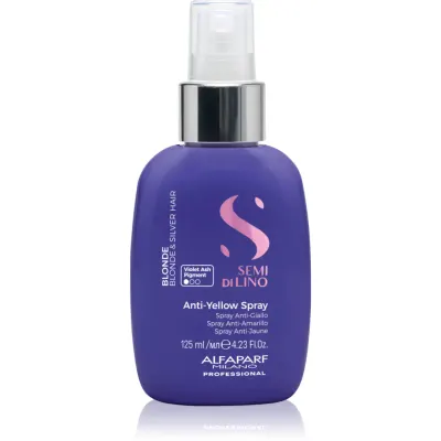 Alfaparf Milano Semi di Lino Blonde spray contra tonurilor galbene pentru parul blond cu suvite 125 ml