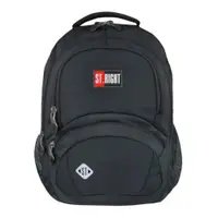 Ghiozdan cu 4 compartimente, St Majewski, St. Right St. Black, 42 cm