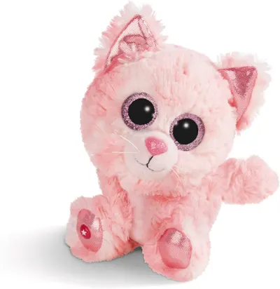 Jucarie de plus Nici Glubschis - Pisica Dreamy, 15 cm