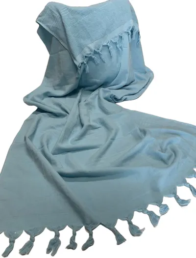 Prosop de plajă Rakla - Ines, 100% bumbac, albastru, 90 х 175 cm