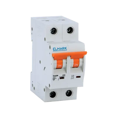 New Siguranta Mcb C42n 20a 2p 4.5ka Curba C