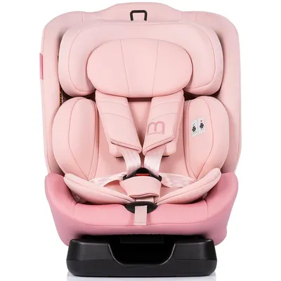 Scaun auto pentru copii Chipolino Mondial Powder Pink 40-150 cm I-Size cu spatar reglabil