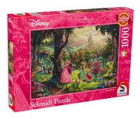 Puzzle Schmidt din 1000 de piese - Frumoasa din padurea adormita, Thomas Kinkade
