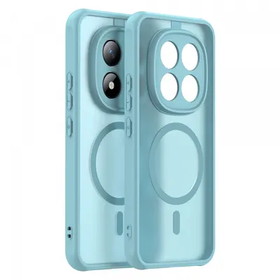 Husa MagSafe pentru Xiaomi Poco M8 Pro / Redmi Note 15 Pro+ 5G, Techsuit, HaloFrost II, Verde Deschis