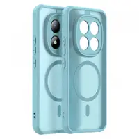 Husa MagSafe pentru Xiaomi Poco M8 Pro / Redmi Note 15 Pro+ 5G, Techsuit, HaloFrost II, Verde Deschis
