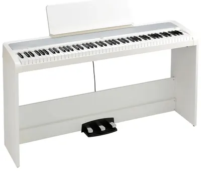 Pian digital Korg - B2+, 88 de taste, alb