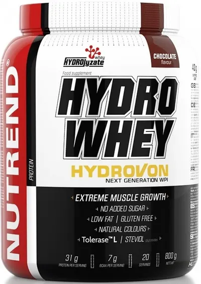 Hydro Whey, 800 g, ciocolată, Nutrend