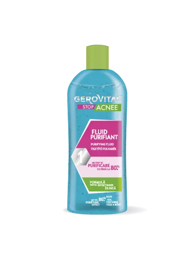 Toner Purifiant Pentru Ten Cu Tendința Acneică, Gerovital Stop Acnee, 150 Ml