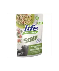 Hrana Umeda Pisici, Life Natural Adult Supa, Pui si Sunca, 60 g