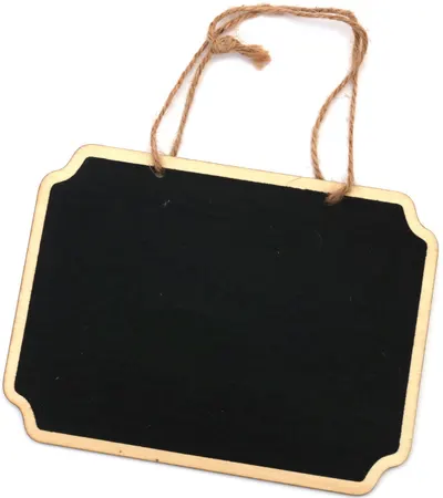 Semn din lemn Em Art - Tablă cu frânghie, 160 x 120 x 3 mm (varianta 1)