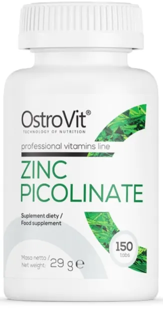 Zinc Picolinate, 15 mg, 150 tablete, OstroVit