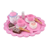 Set de ceai cu tavita din lemn Felyx Toys
