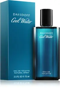 Apa de toaleta pentru barbati Cool Watter, 75ml, Davidoff
