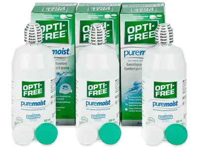 Solutie OPTI-FREE PureMoist 3x300 ml