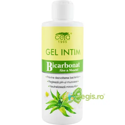 Gel Intim cu Bicarbonat, Aloe si Musetel 200ml