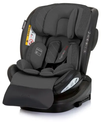 Scaun auto Chipolino - Hypnotic Plus, cu IsoFix, i-Size, 40-150 cm, gri