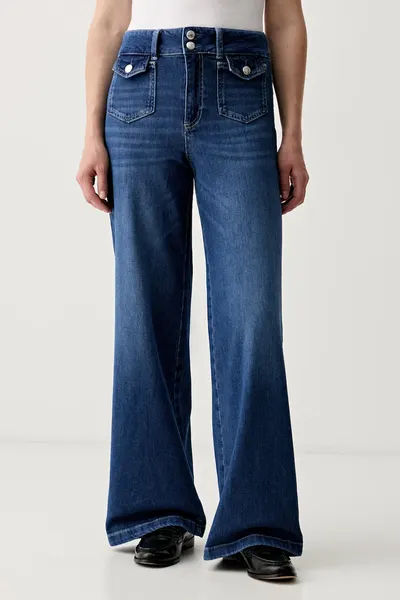 Mos Mosh blugi wide leg pentru femei Colette