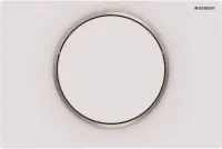 Clapeta actionare rezervor wc cu spalare start-stop, alb mat, Geberit Sigma10