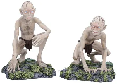 Set statuete Nemesis Now Movies: Тhe Lord of the Rings - Gollum and Smeagol, 13 cm